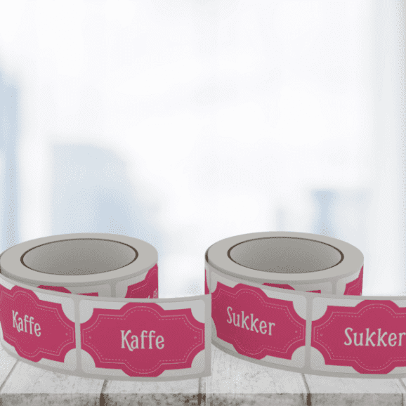 klitremerker med trykk fra presis